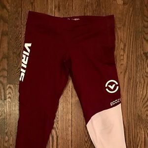 Virus ECo21 compression legging, burgundy, L